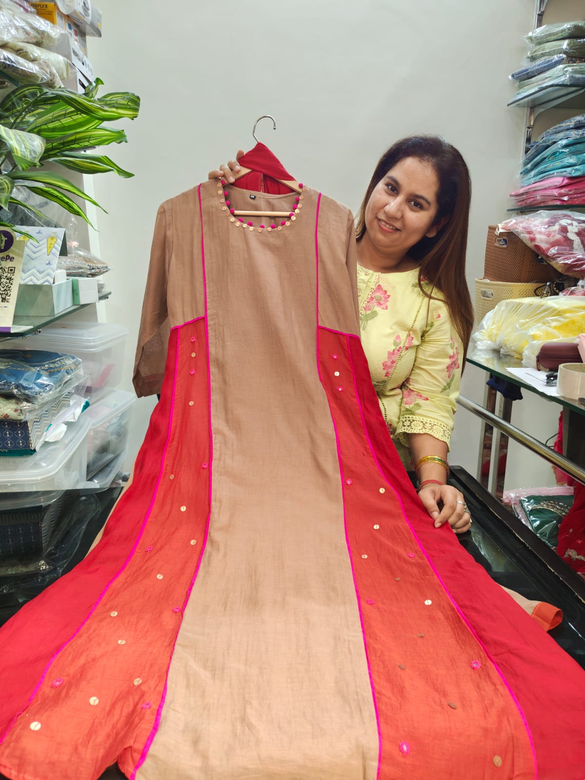 Inaaya pure mul chunderi suit set (INCP 226)