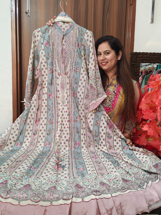Inaaya printed pure crape suit set (INCP 135)