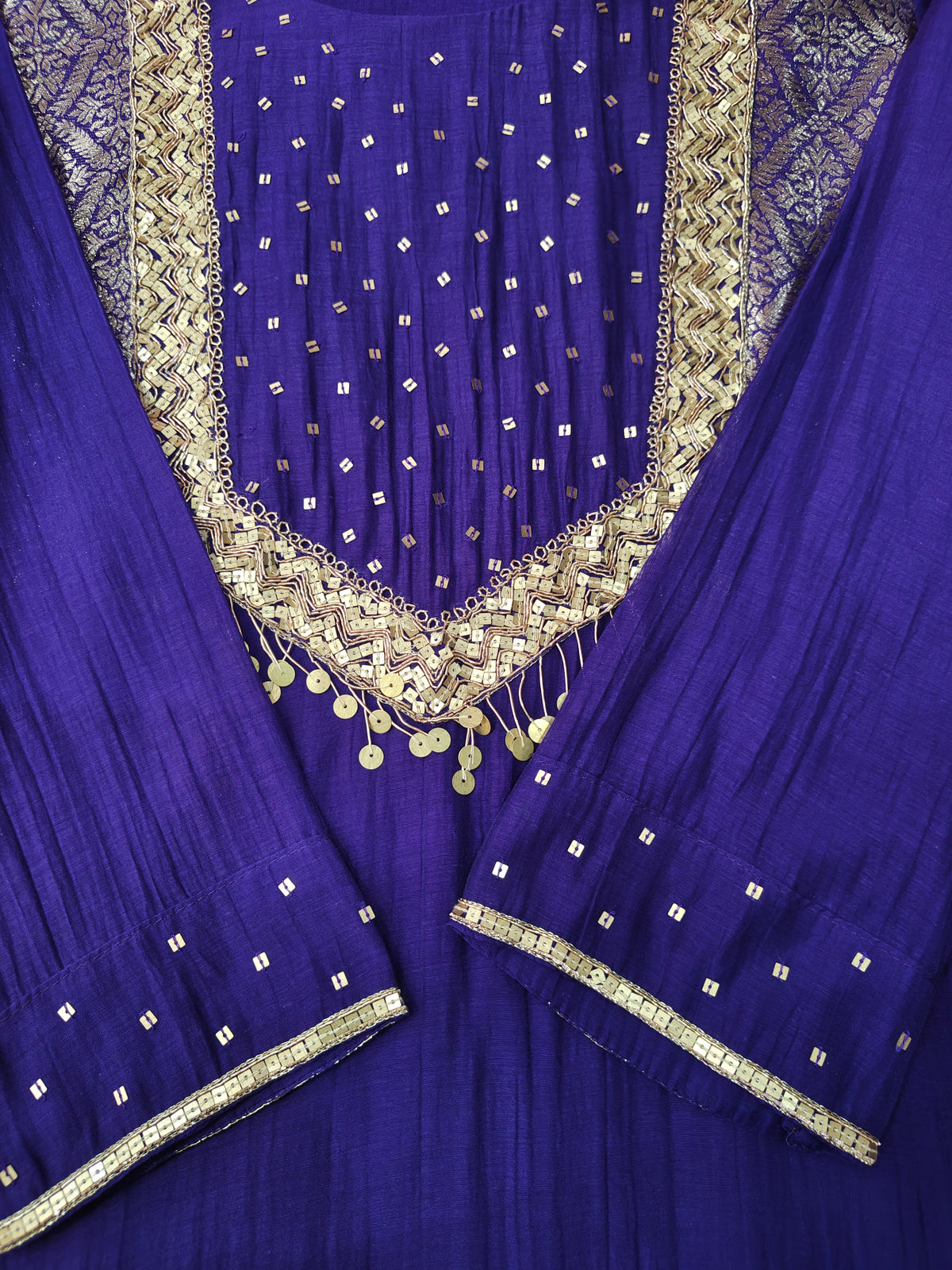 Inaaya pure mul chunderi suit set (INCP 074)