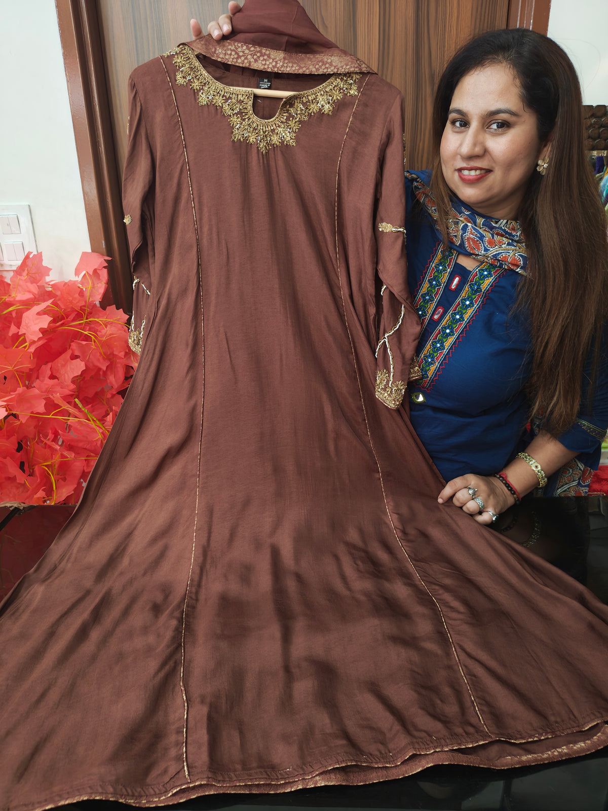 Inaaya pure mul chunderi suit set (INCP 082)