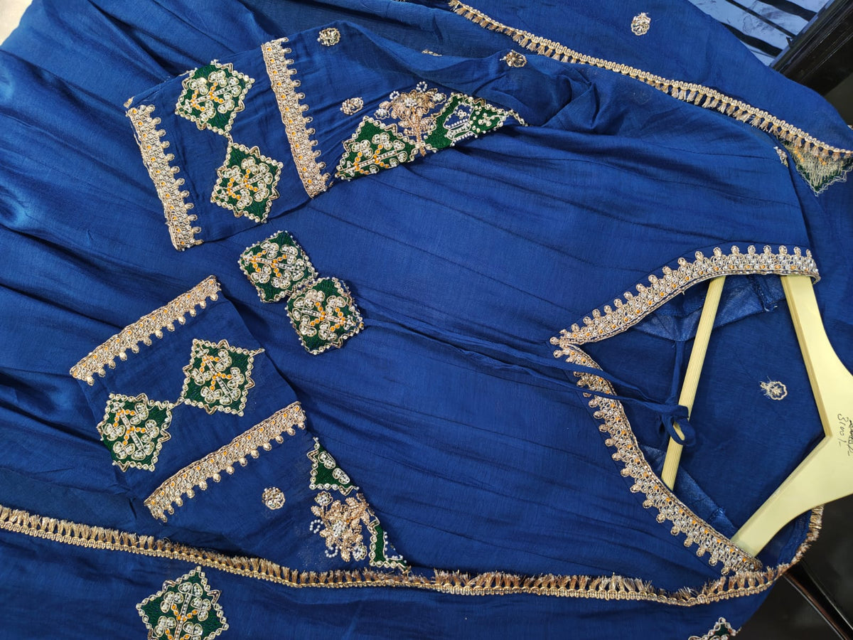 Inaaya Navy blue coord suit set (INCP 090)