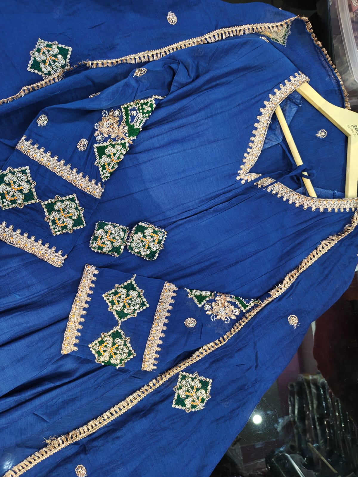 Inaaya Navy blue coord suit set (INCP 090)