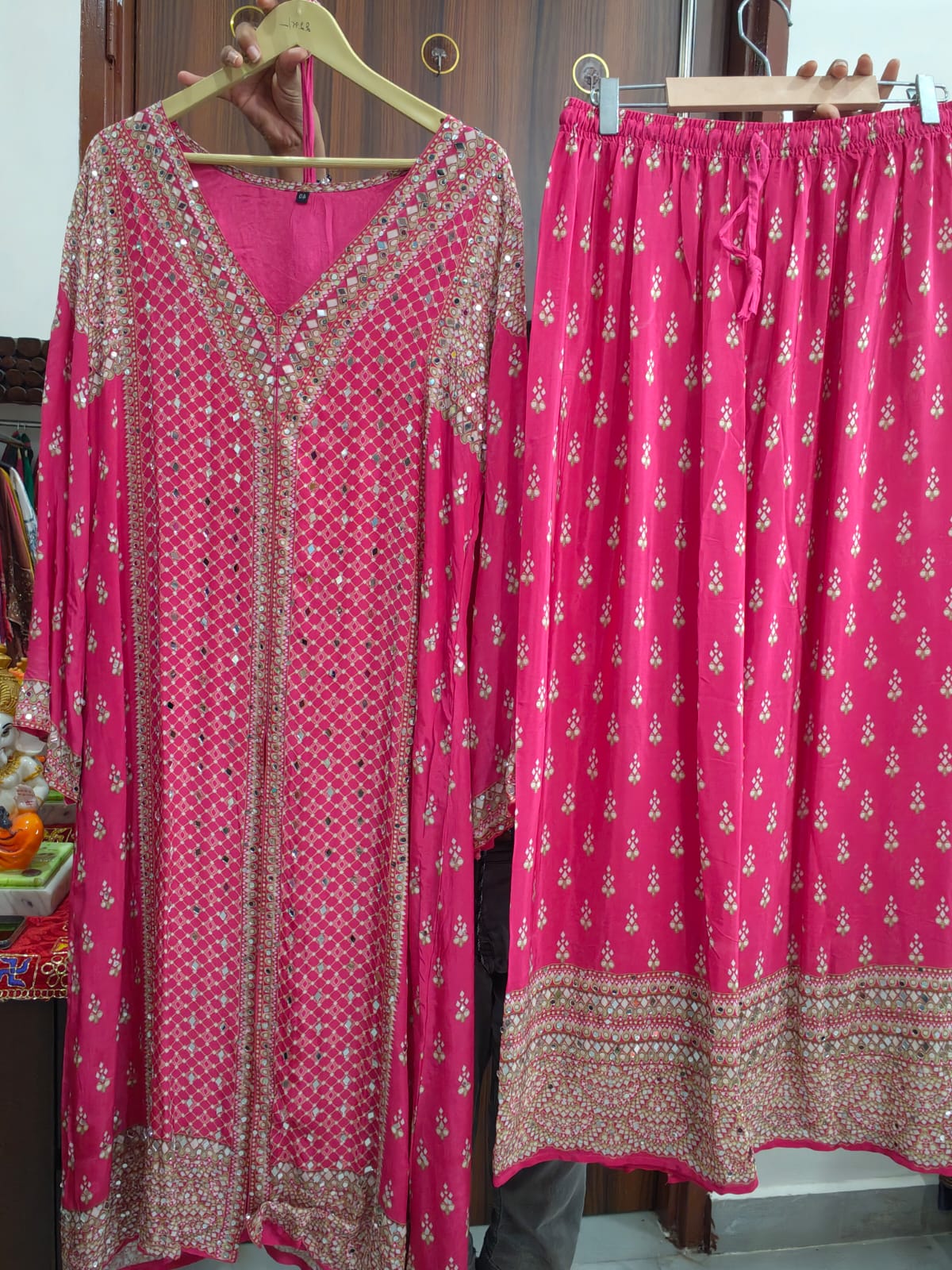 Inaaya Noor Georgette Sharara Set