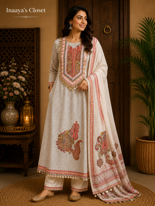 Heritage Paisley Printed Suit