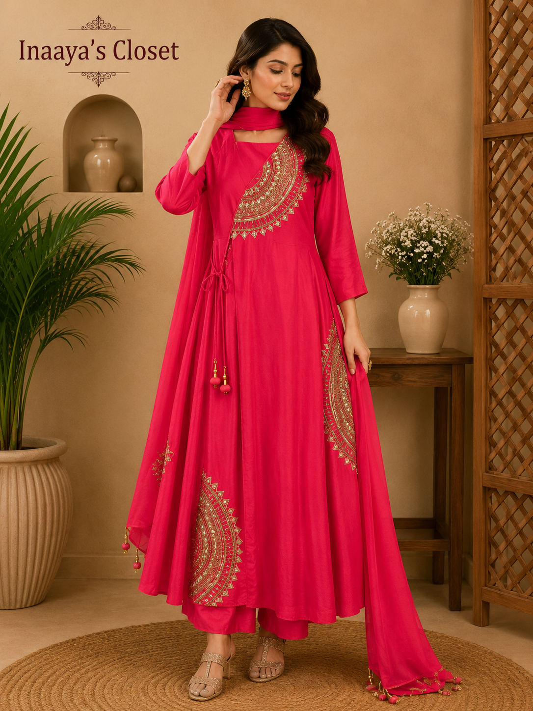 Embroidered Anarkali Suit