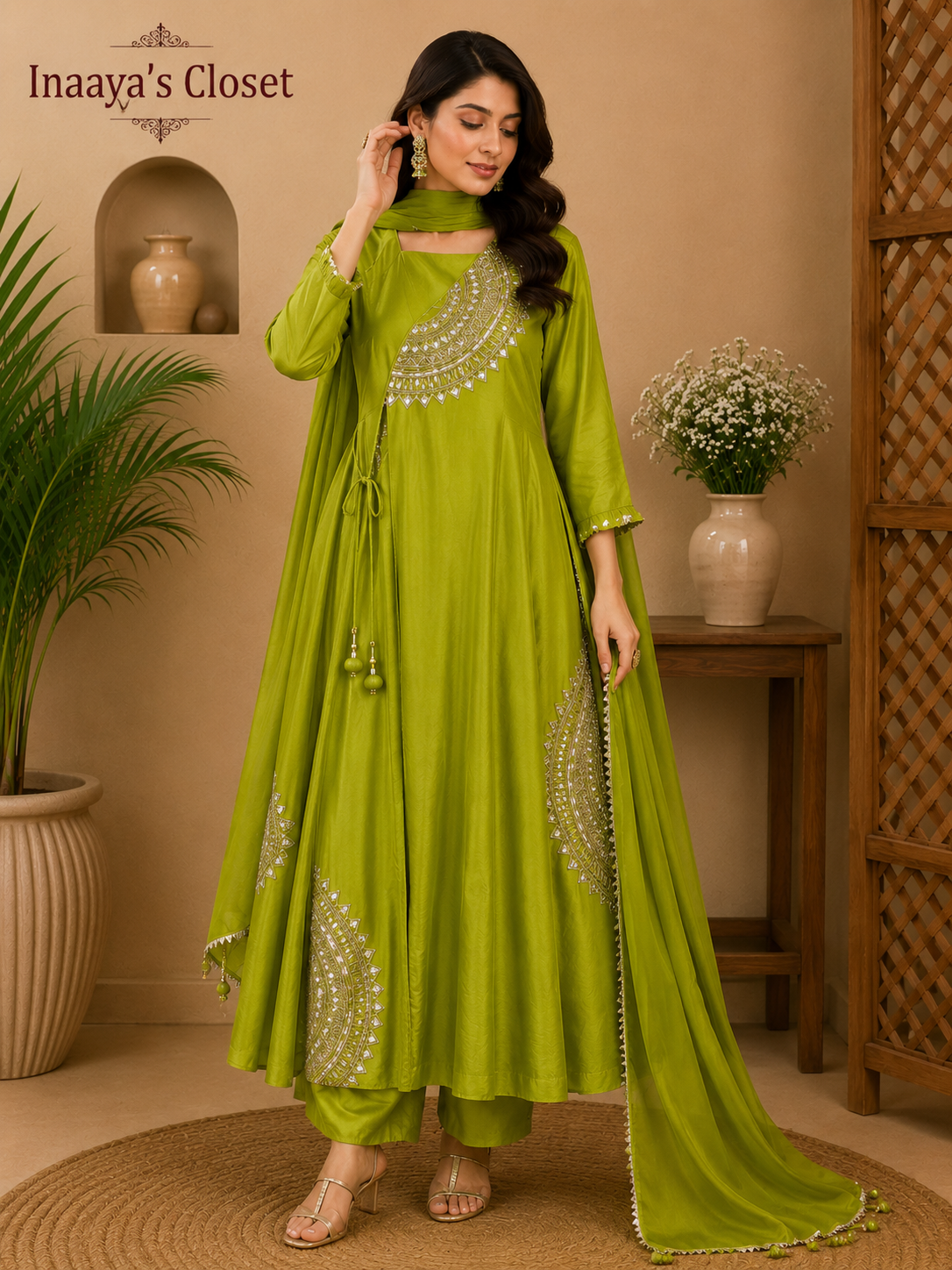 Embroidered Anarkali Suit