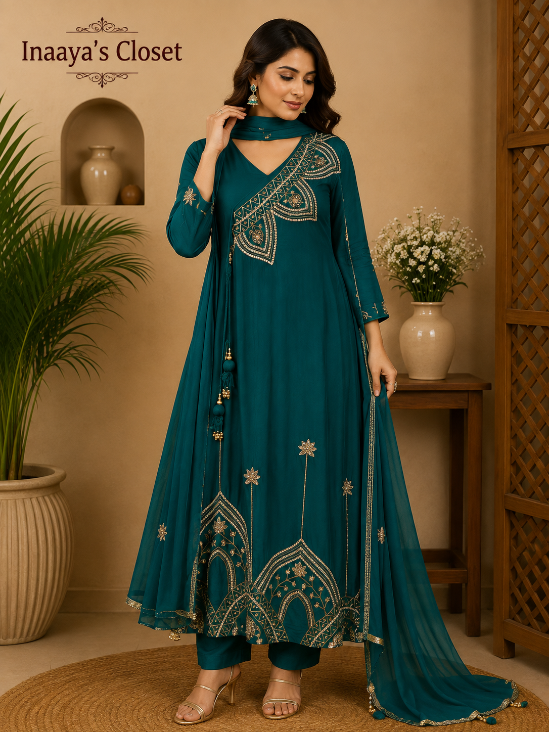 Emerald Heritage Embroidered Suit