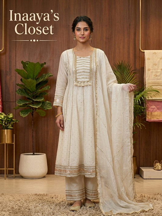 Embroidered Anarkali Suit