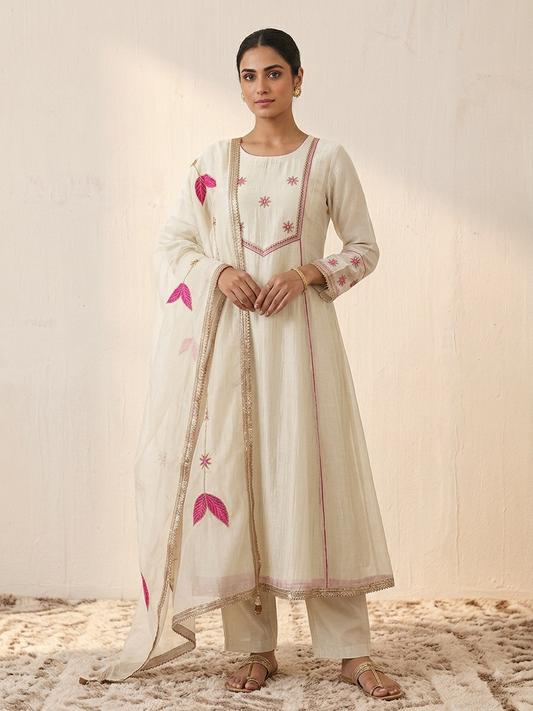 Inaaya Floral Anarkali Suit Set